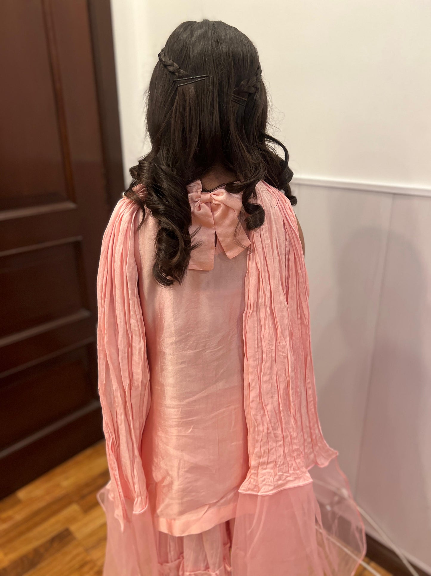 Light Pink Girls’ 3-Piece Party Outfit